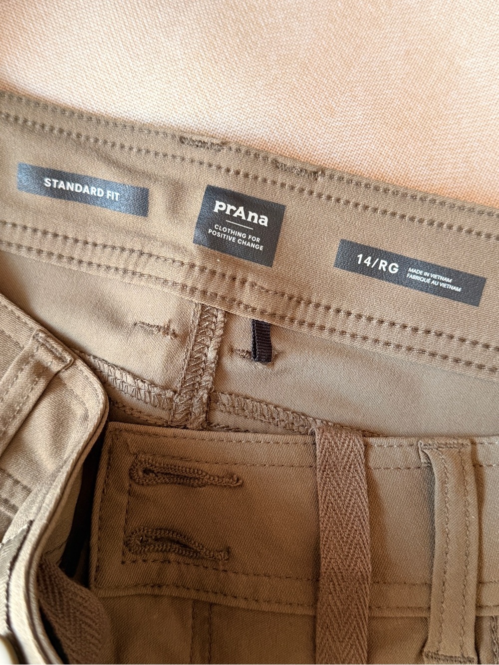 Prana Women’s Khaki/Tan Standard Fit Chinos